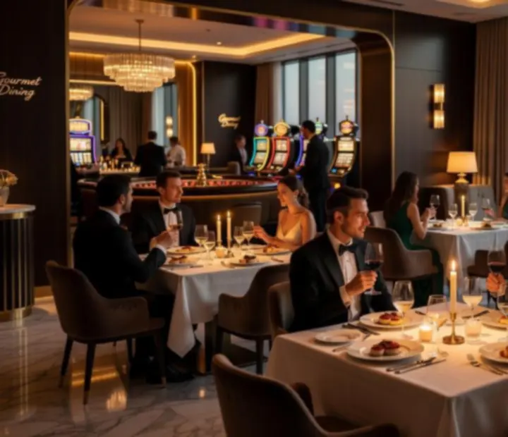 Elegantný večerný event v reštaurácii s casino lounge v MajesticVenuue