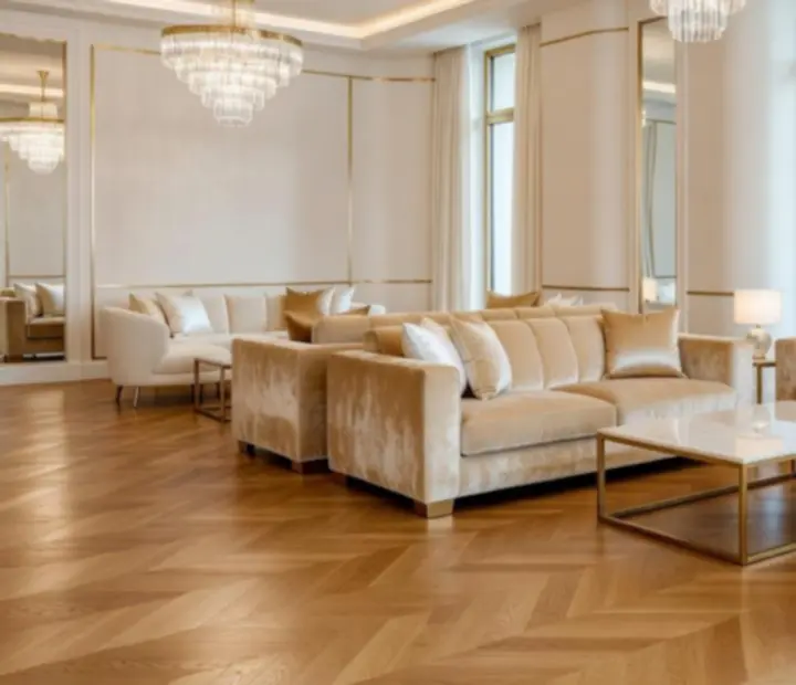 Elegantný interiér Lounge MajesticVenuue s moderným osvetlením a luxusnými detailmi